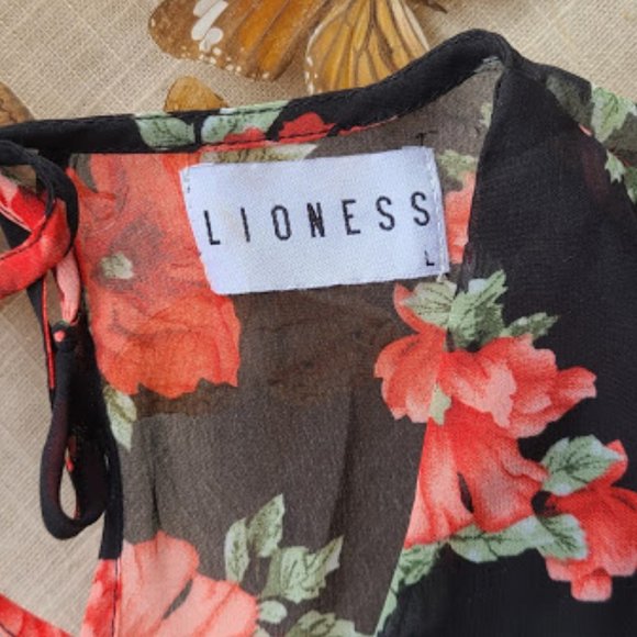 Princess Polly Lioness Madison Floral Mini Dress L - Picture 11 of 11